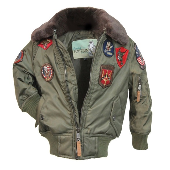 Tommy Top Gun Bomber aviator military jacket 6 - Picture 2 of 8